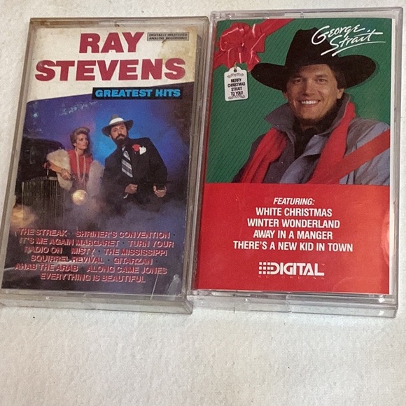 FINAL SALE PRICE 12 Pc Country & Christmas Cassette Tape Lot - Picture 6 of 6